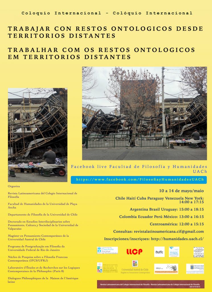 Coloquio "Restos ontológicos desde territorios distantes"